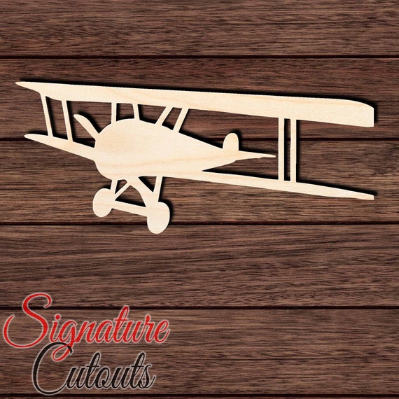 Airplane - Laser Cut Out Unfinished Wood Craft Shape PLN13 Airplane - Laser Cut Out Unfinished Wood Craft Shape PLN13