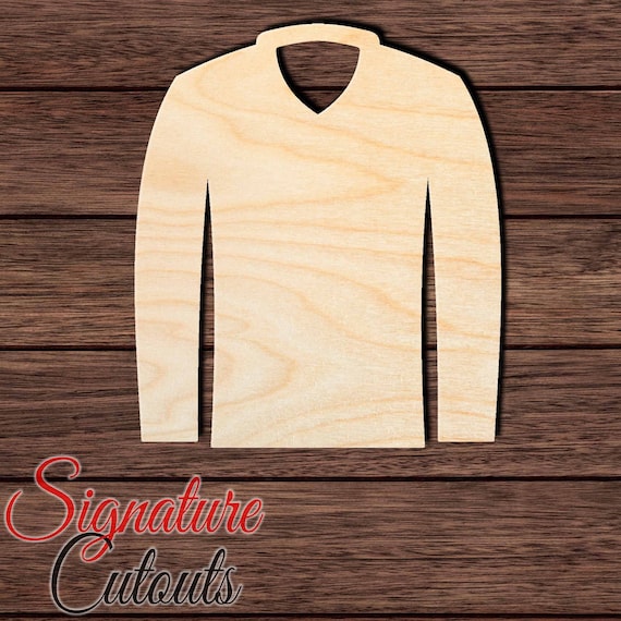 Hockey Jersey 001 Unfinished Cutout for Crafting, Home Room Décor, and  other DIY projects Many Sizes Available