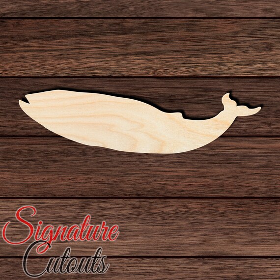 Whale - Laser Cut Out Unfinished Wood Craft Shape SEA10 Whale - Laser Cut Out Unfinished Wood Craft Shape SEA10