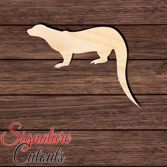 Otter - Laser Cut Out Unfinished Wood Craft Shape ANML38 Otter - Laser Cut Out Unfinished Wood Craft Shape ANML38