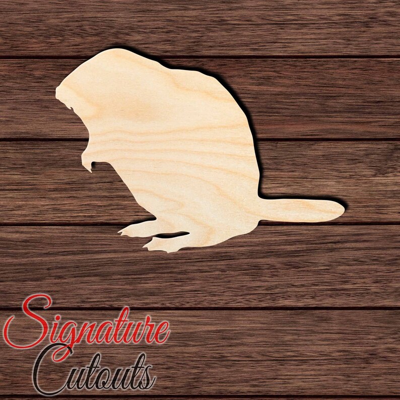 Beaver 003 Wooden Shape Cutout for Crafting Home & Room - Etsy