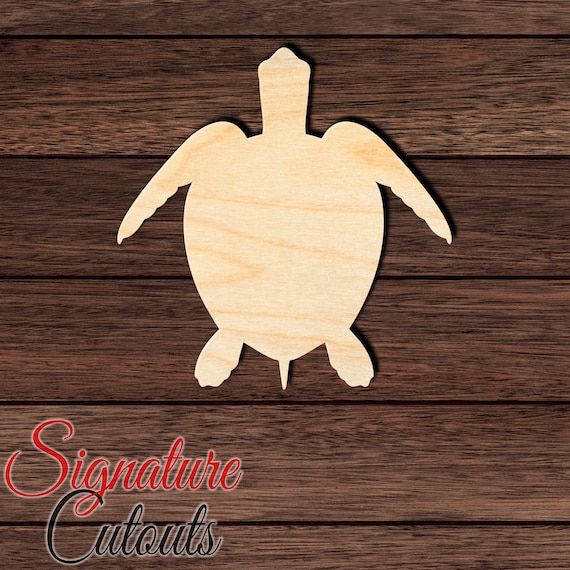 Turtle - Laser Cut Out Unfinished Wood Craft Shape SEA21 Turtle - Laser Cut Out Unfinished Wood Craft Shape SEA21