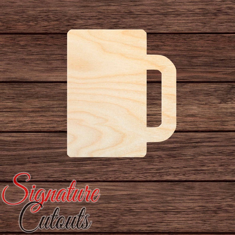 Beer Mug 001 Wooden Shape Cutout for Crafting Home /& Room D\u00e9cor and other DIY projects Many Sizes Available