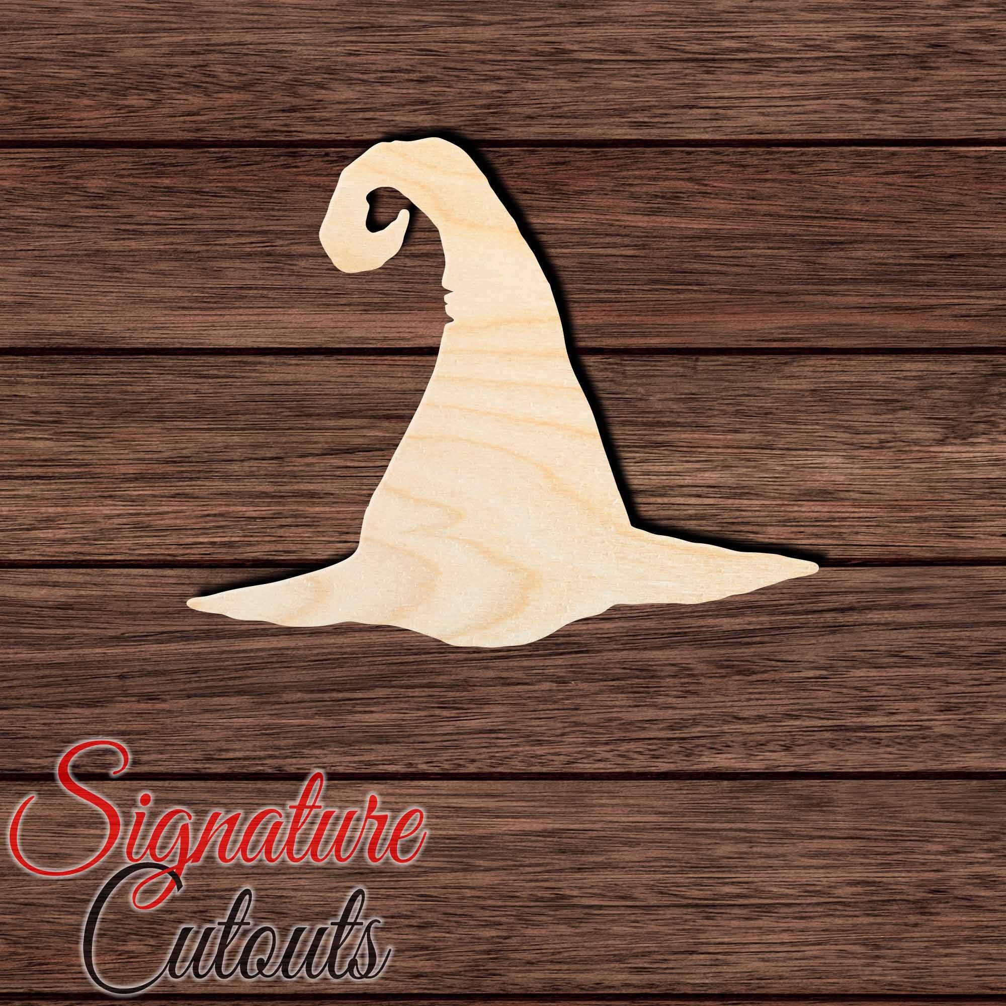 Hat Witch - Laser Cut Out Unfinished Wood Craft Shape FAL134 Hat Witch - Laser Cut Out Unfinished Wood Craft Shape FAL134
