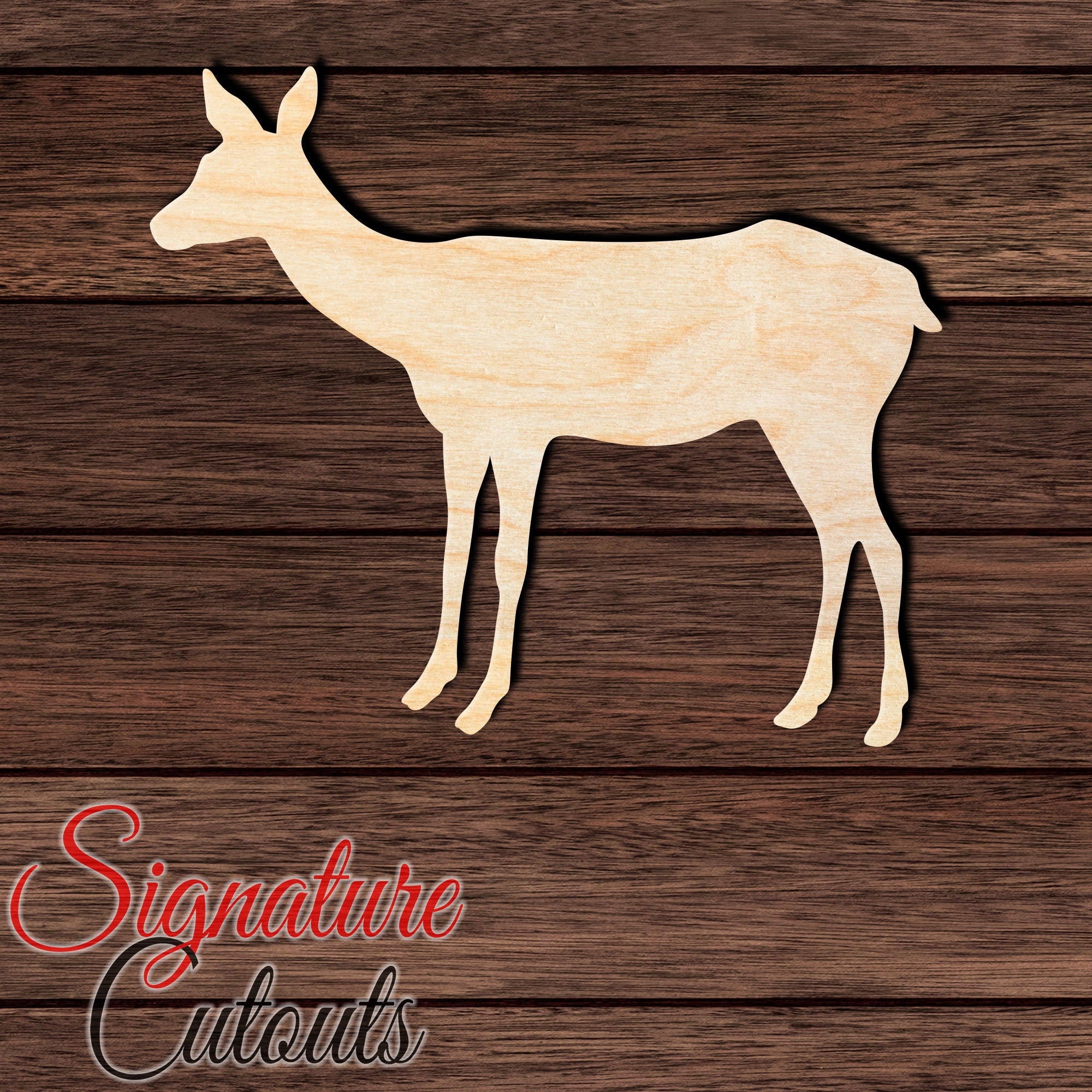 Deer 011 Wooden HQ Cutout for Crafting Home & Room Décor and Etsy