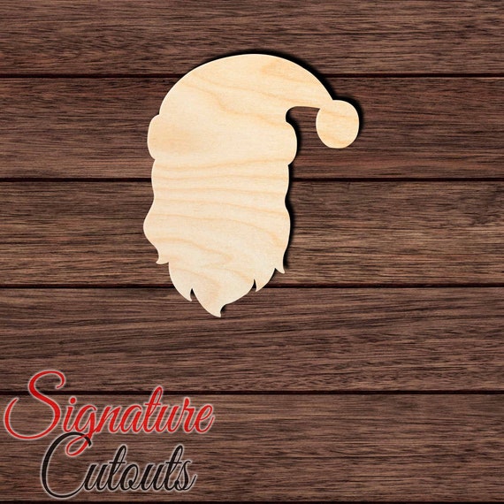 Santa Claus - Laser Cut Out Unfinished Wood Craft Shape XMS154 Santa Claus - Laser Cut Out Unfinished Wood Craft Shape XMS154