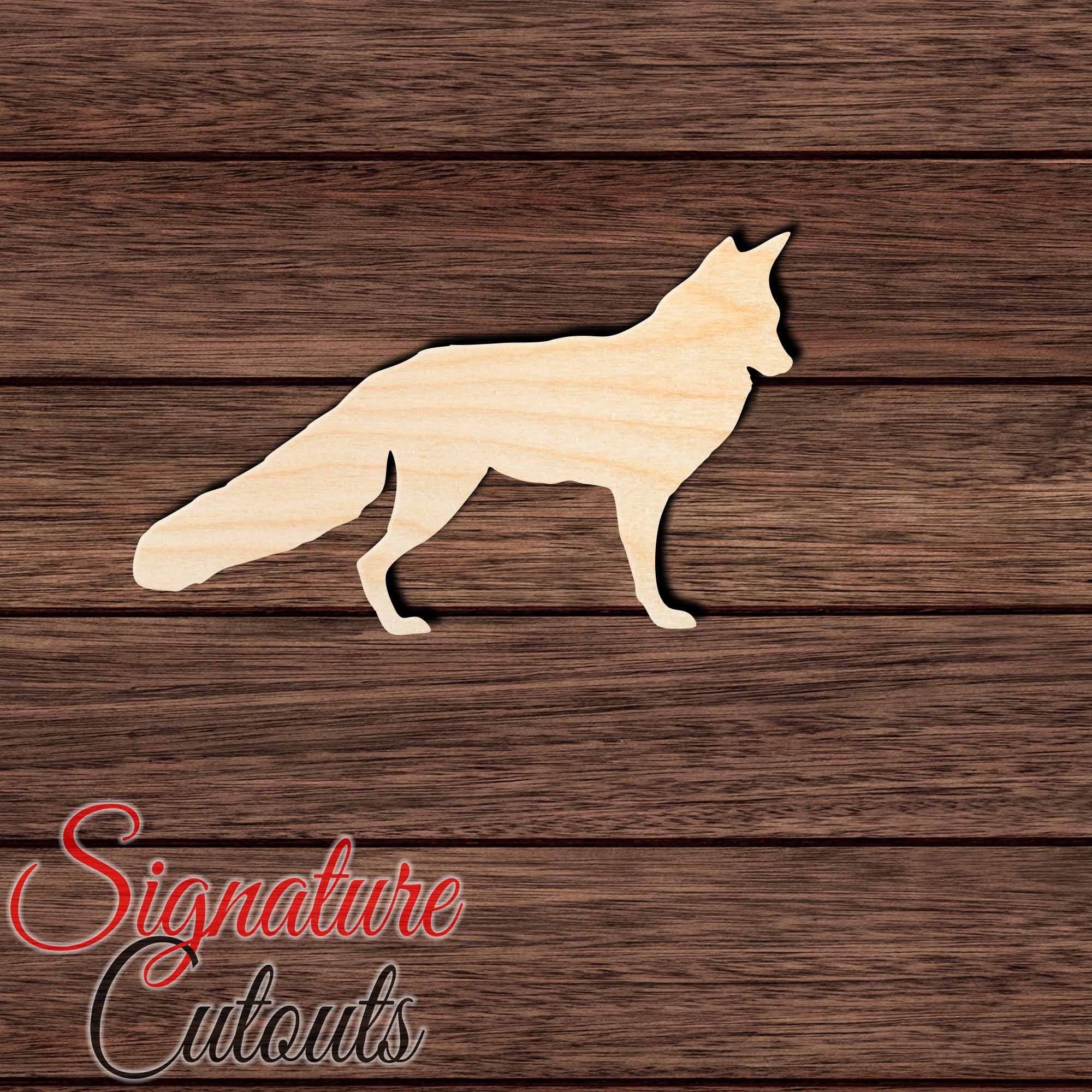 Fox - Laser Cut Out Unfinished Wood Craft Shape FOX1 Fox - Laser Cut Out Unfinished Wood Craft Shape FOX1