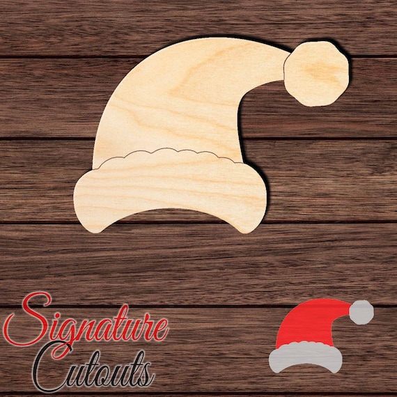 Santa Claus - Laser Cut Out Unfinished Wood Craft Shape XMS114 Santa Claus - Laser Cut Out Unfinished Wood Craft Shape XMS114