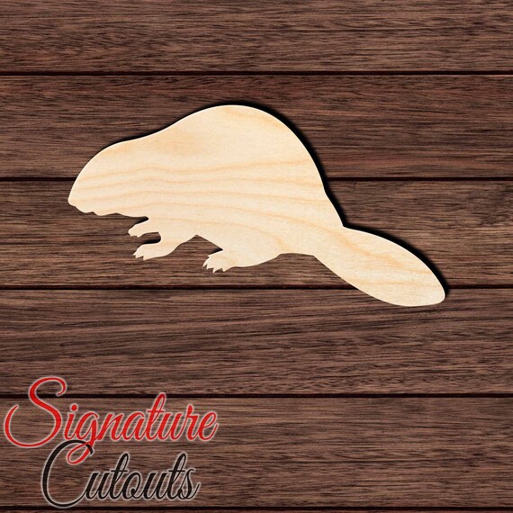 Beaver - Laser Cut Out Unfinished Wood Craft Shape ANML96 Beaver - Laser Cut Out Unfinished Wood Craft Shape ANML96