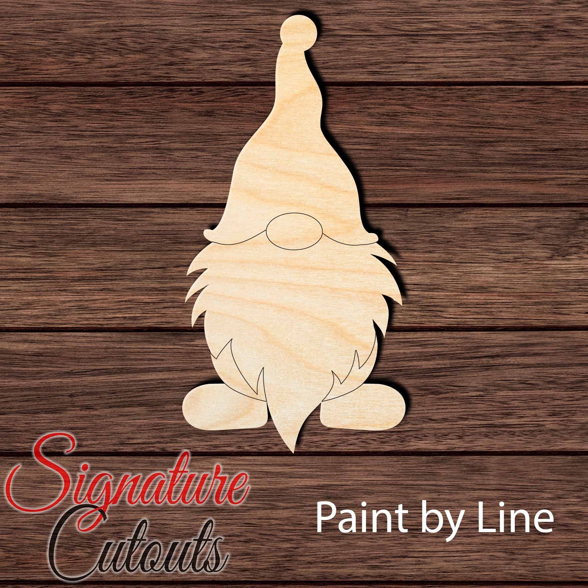 Gnome - Laser Cut Out Unfinished Wood Craft Shape MYTH14 Gnome - Laser Cut Out Unfinished Wood Craft Shape MYTH14