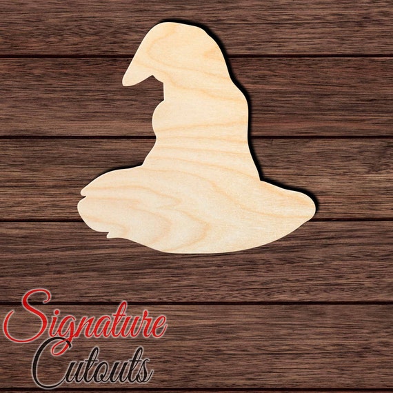 Hat Wizard - Laser Cut Out Unfinished Wood Craft Shape FAL231 Hat Wizard - Laser Cut Out Unfinished Wood Craft Shape FAL231