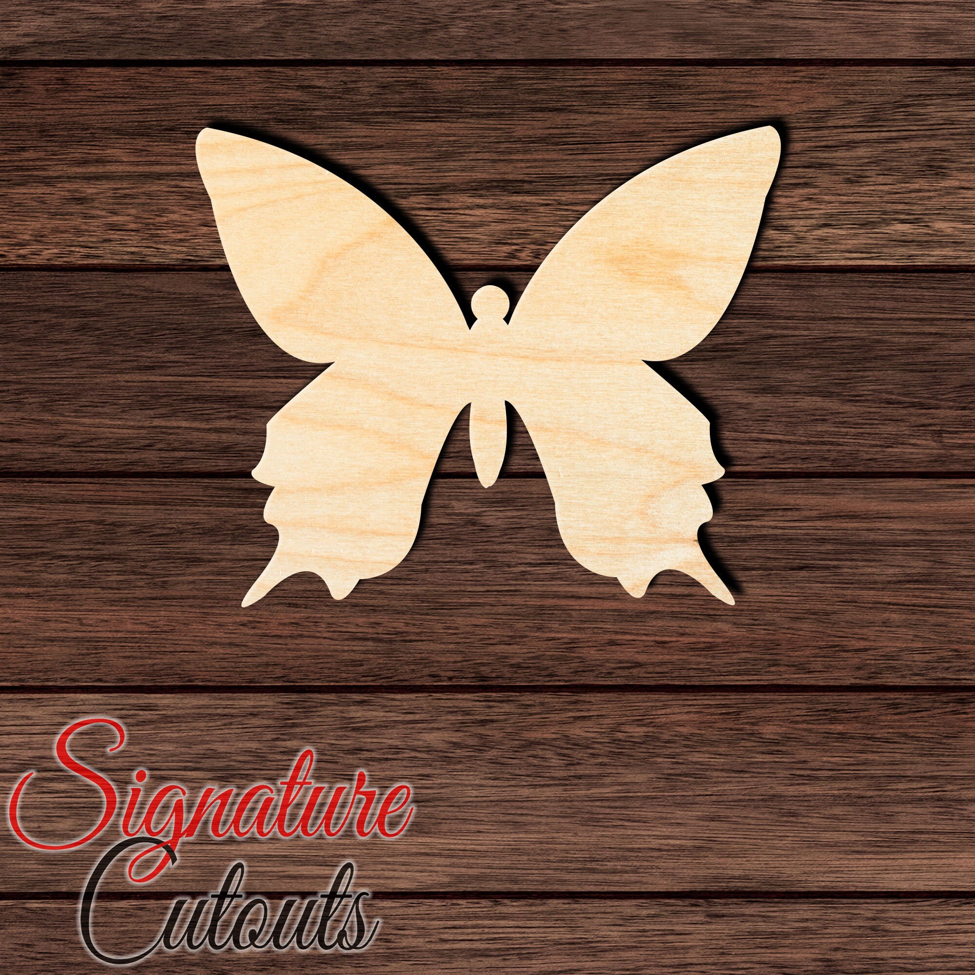 Butterfly 001 Unfinished Wooden Cutout for Crafting, Home & Room Décor, and other DIY projects - Many Sizes Available