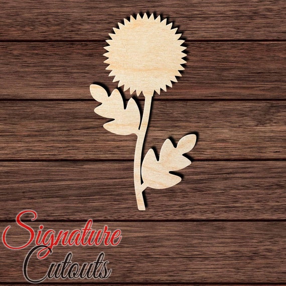 Flower Tulip - Laser Cut Out Unfinished Wood Craft Shape FLR29 Flower Tulip - Laser Cut Out Unfinished Wood Craft Shape FLR29