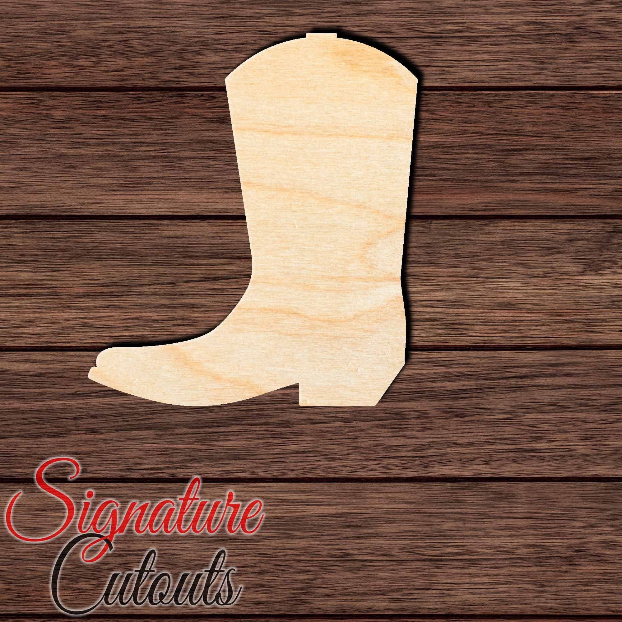 Spurs Boots and Braids - Wood Grain Rustic Artwork - Cowboy Boots