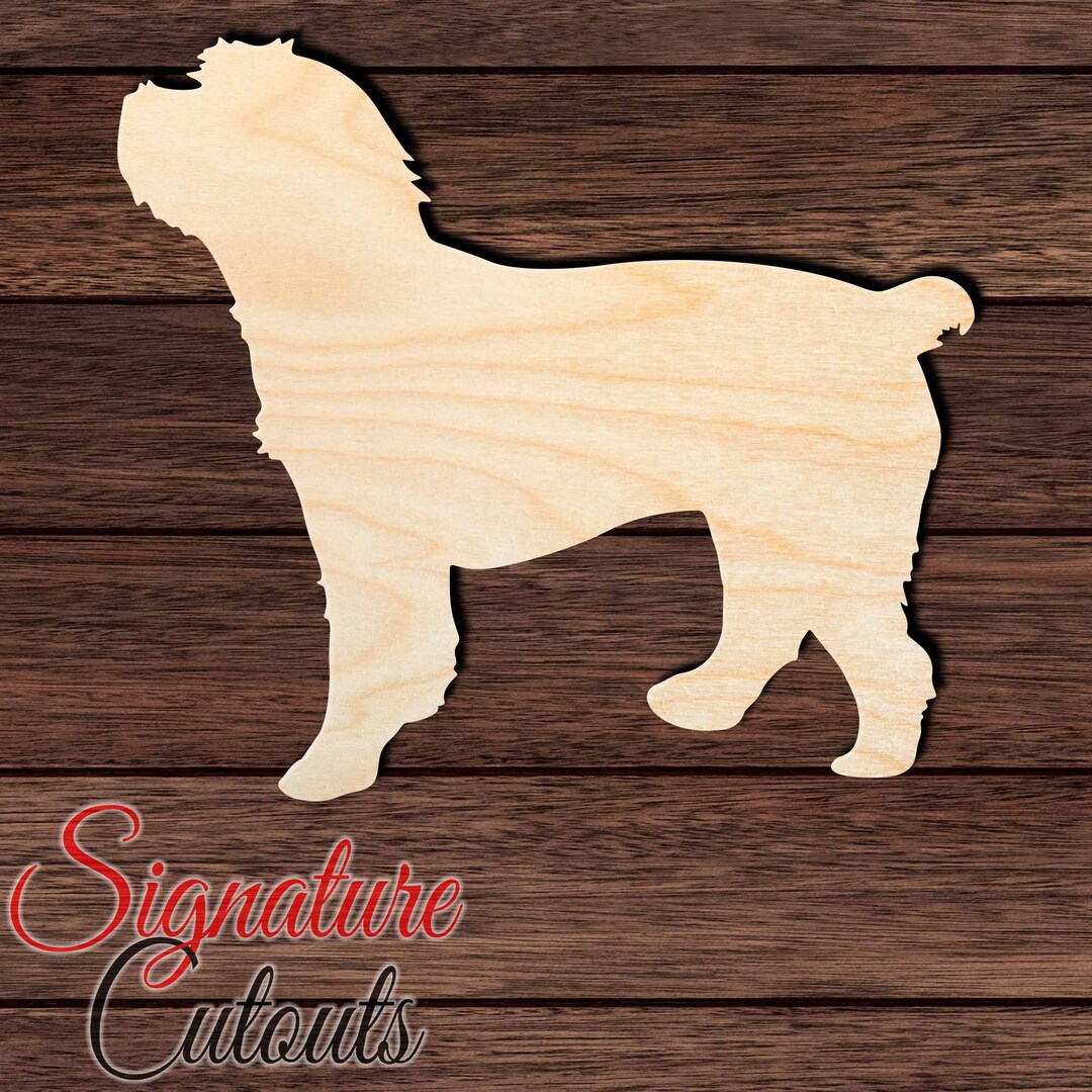 Cockapoo Unfinished Wooden Cutout for Crafting, Home & Room Décor, and ...