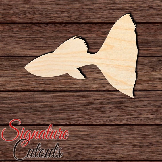 Fish - Laser Cut Out Unfinished Wood Craft Shape FSH20 Fish - Laser Cut Out Unfinished Wood Craft Shape FSH20