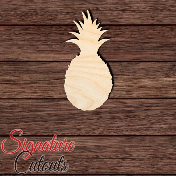Food Pineapple - Laser Cut Out Unfinished Wood Craft Shape FOD37 Food Pineapple - Laser Cut Out Unfinished Wood Craft Shape FOD37