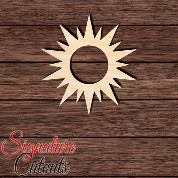 Sun - Laser Cut Out Unfinished Wood Craft Shape SKY23 Sun - Laser Cut Out Unfinished Wood Craft Shape SKY23
