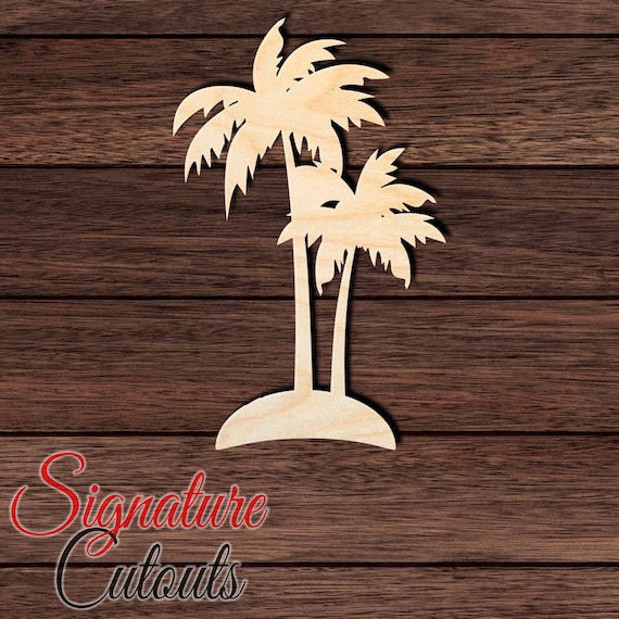 Palm Tree 005 Wooden HQ Cutout for Crafting Home & Room Etsy