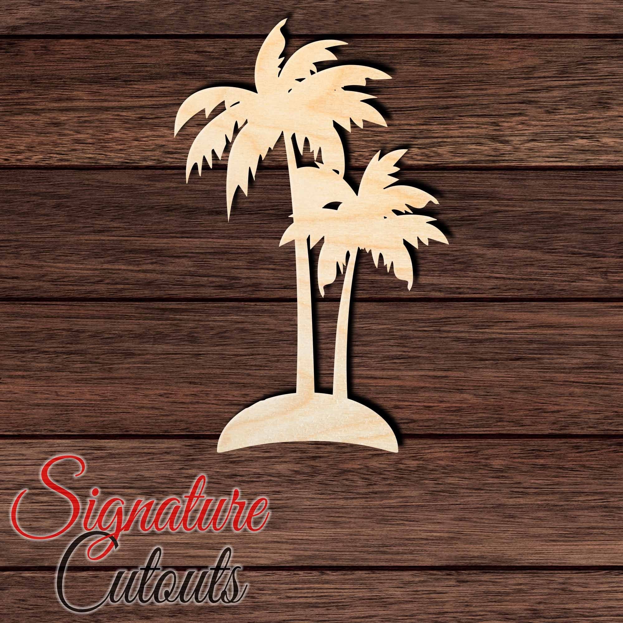 Palm Tree 005 Wooden HQ Cutout for Crafting, Home & Room Décor, and other DIY projects - Many Sizes Available