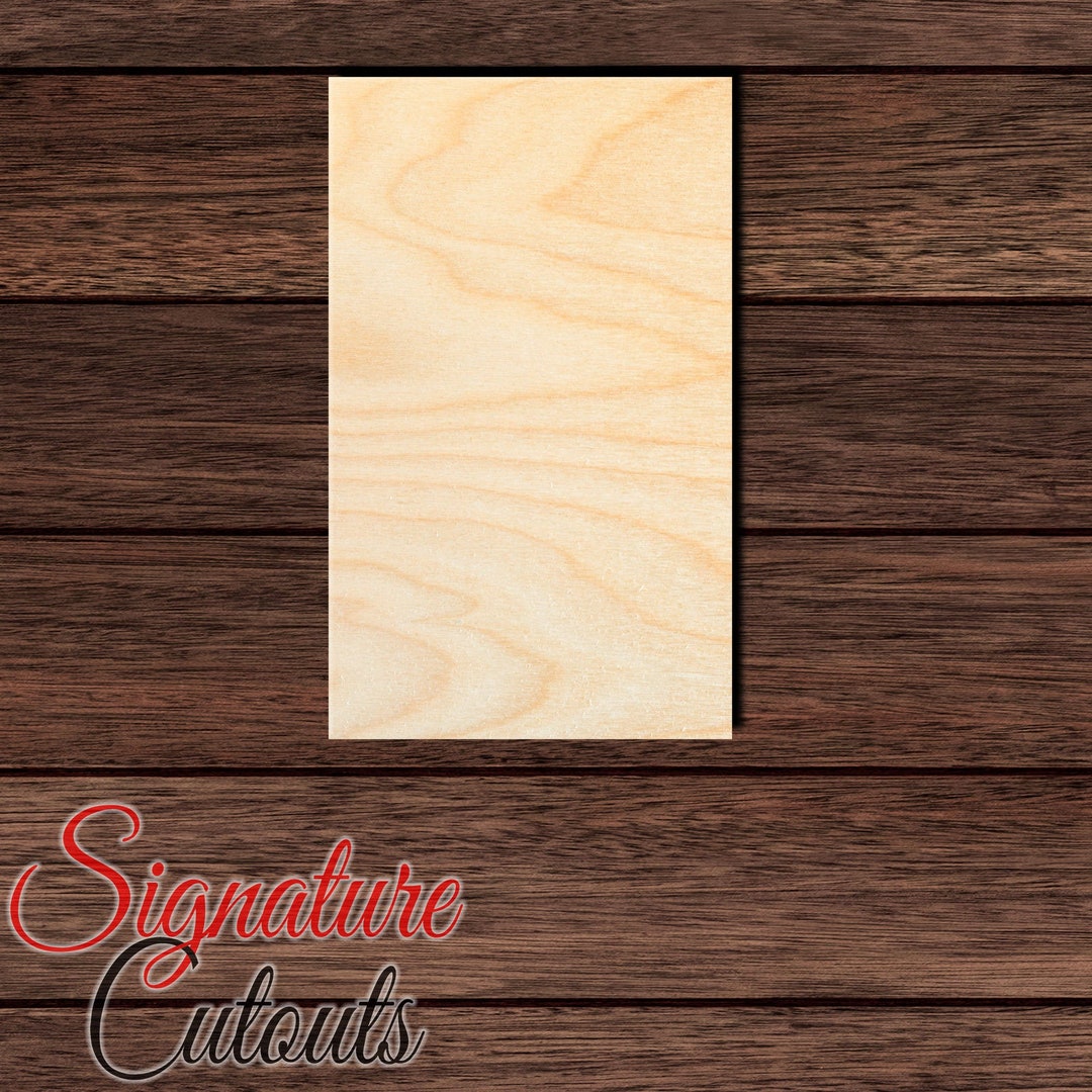 Rectangle Shape Cutout for Crafting, Home & Room Décor, and Other DIY ...