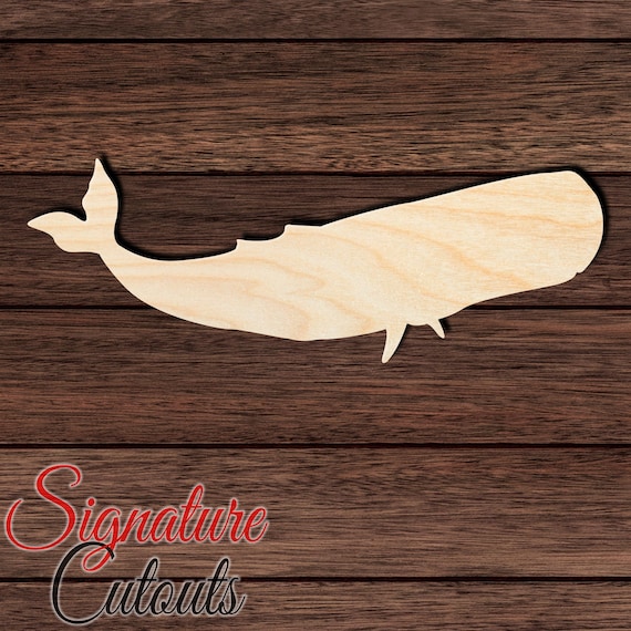 Whale - Laser Cut Out Unfinished Wood Craft Shape SEA96 Whale - Laser Cut Out Unfinished Wood Craft Shape SEA96
