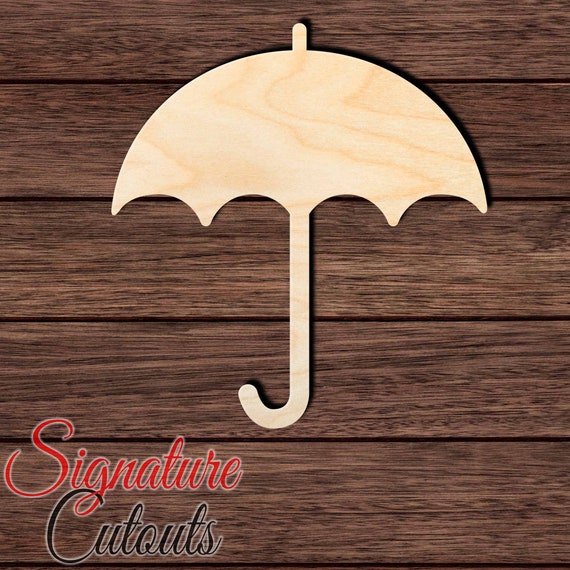 Clothing Umbrella - Laser Cut Out Unfinished Wood Craft Shape CLT50 Clothing Umbrella - Laser Cut Out Unfinished Wood Craft Shape CLT50