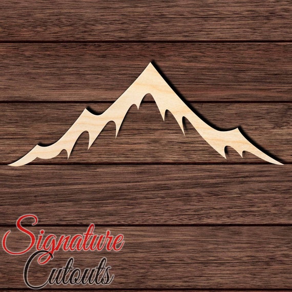 Scene Mountain - Laser Cut Out Unfinished Wood Craft Shape XTR86 Scene Mountain - Laser Cut Out Unfinished Wood Craft Shape XTR86