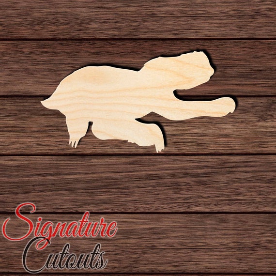 Sloth - Laser Cut Out Unfinished Wood Craft Shape ANML25 Sloth - Laser Cut Out Unfinished Wood Craft Shape ANML25