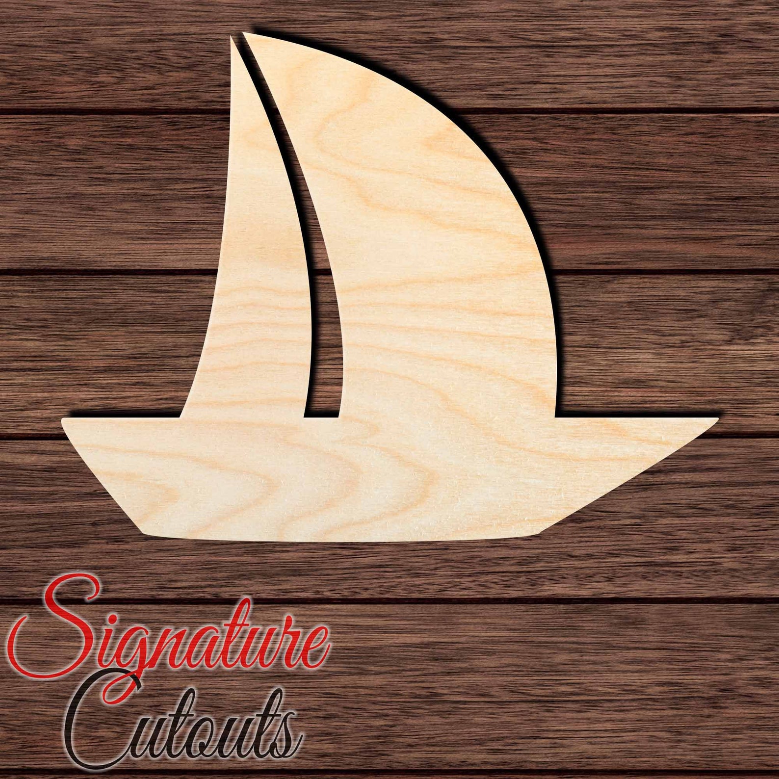 Boat 001 Unfinished Wooden Cutout for Crafting Home & Room Etsy