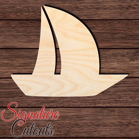 Boat - Laser Cut Out Unfinished Wood Craft Shape BOT3 Boat - Laser Cut Out Unfinished Wood Craft Shape BOT3