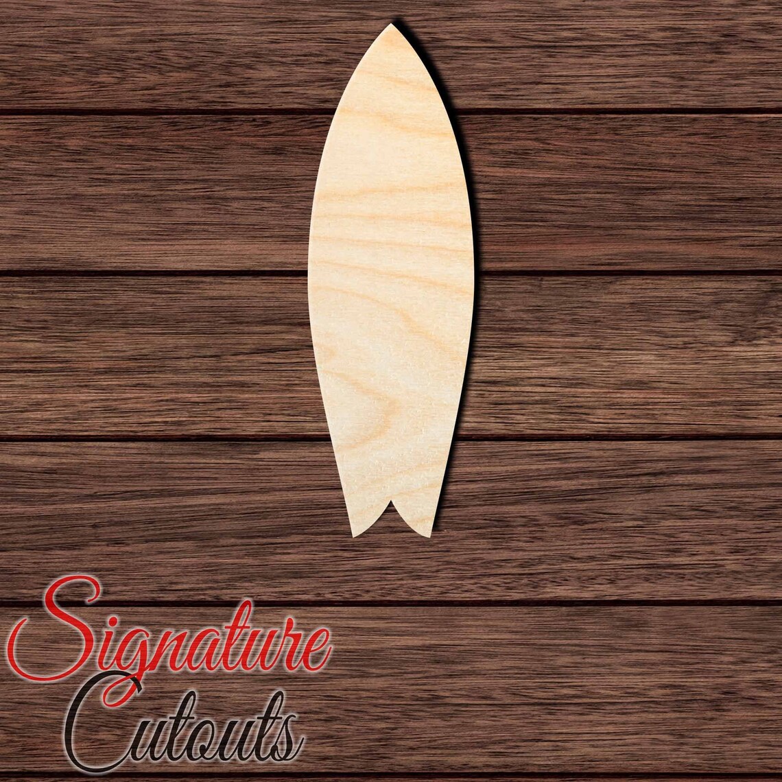 Surf Board 002 Unfinished Wooden Cutout for Crafting Home & Etsy