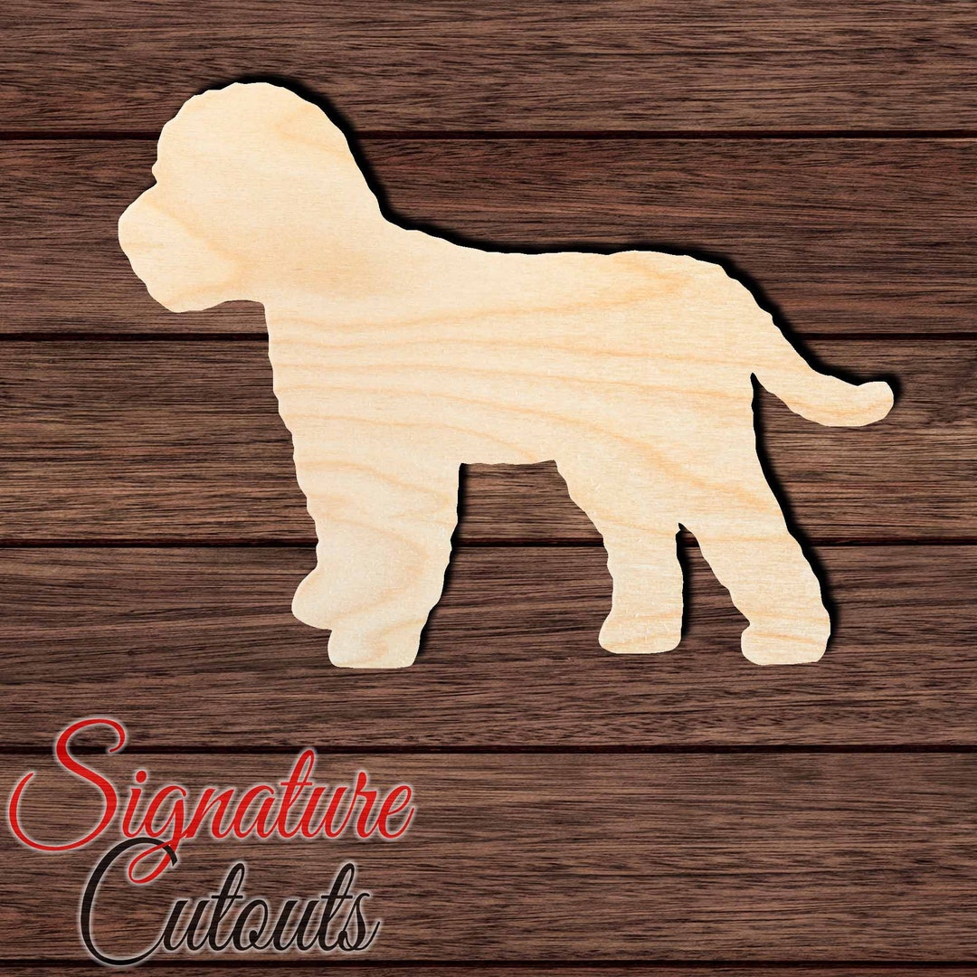 Cockapoo 002 Unfinished Wooden Cutout for Crafting, Home & Room Décor ...