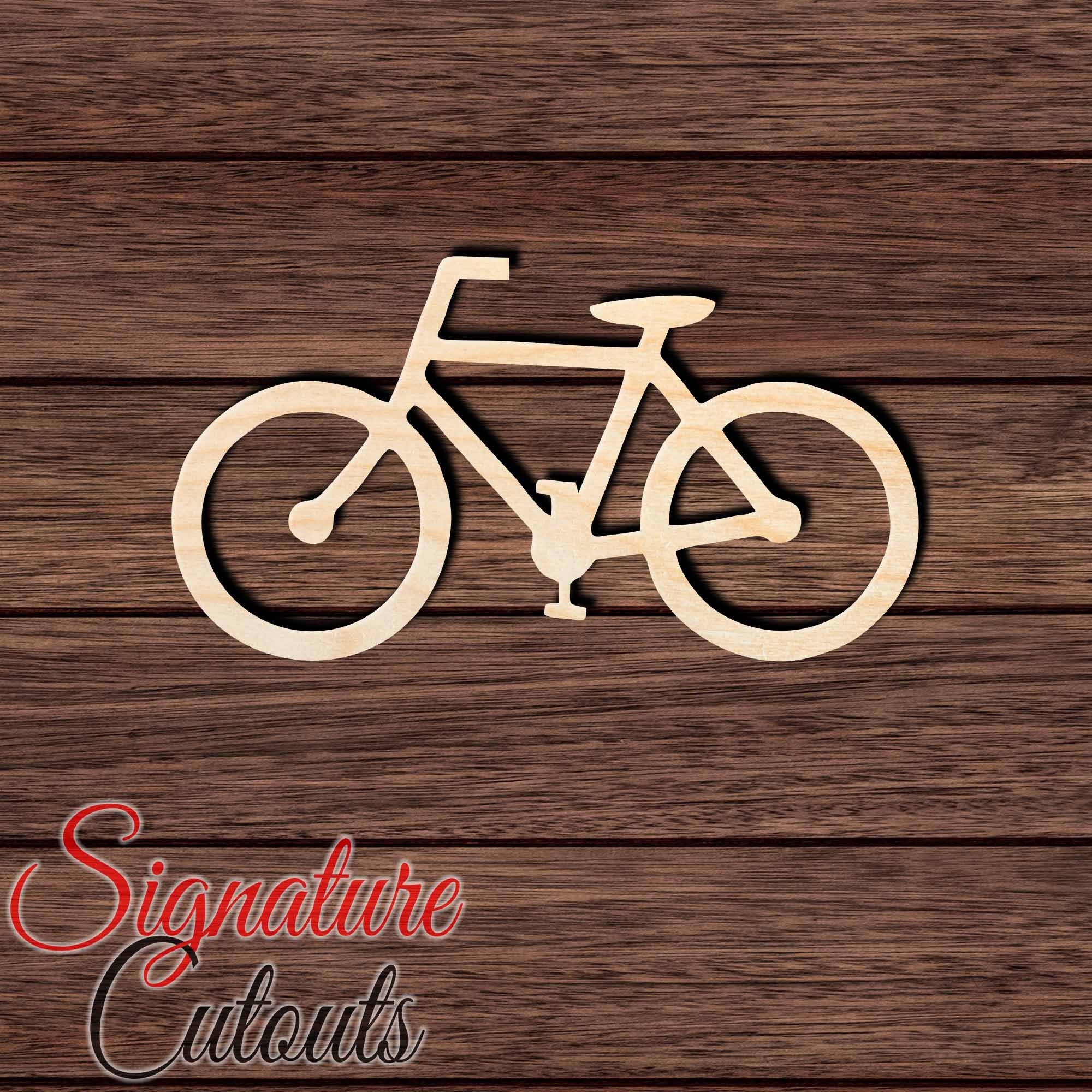 Bicycle - Laser Cut Out Unfinished Wood Craft Shape BIK15 Bicycle - Laser Cut Out Unfinished Wood Craft Shape BIK15