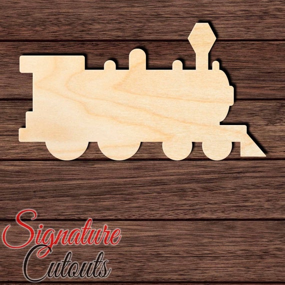 Train - Laser Cut Out Unfinished Wood Craft Shape TRN20 Train - Laser Cut Out Unfinished Wood Craft Shape TRN20