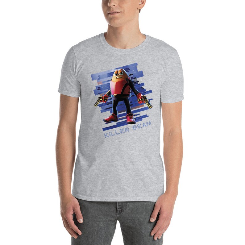 Killer Bean Tshirt Steel Design Official Killer Bean Merch Men's