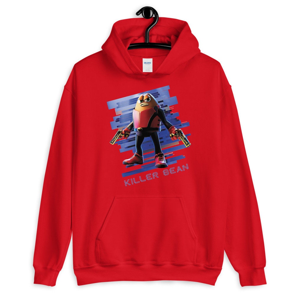 Killer Bean Hoodie: Steel Design Official Killer Bean Merch - Etsy UK