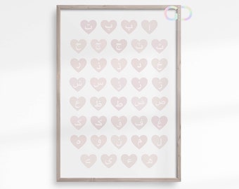urdu alphabet etsy
