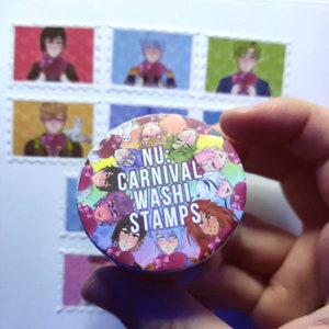 Nu: Karneval Washi Tape Stempel Yakumo Edmond Olivine Quincy Kuya Garu Blade Dante Aster Morvay