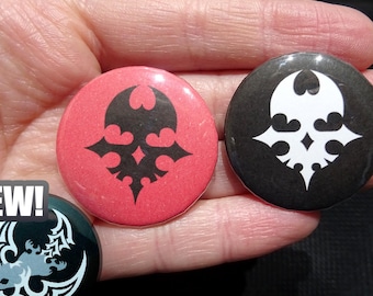 Spilla del giocatore TWEWY Spilla di O-Pin Rhyme Distintivo Cure Drink Cosplay The World Ends With You 32 mm