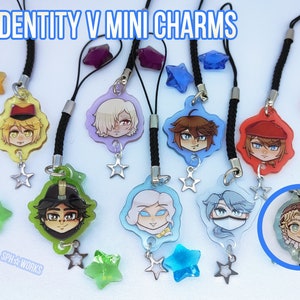 Identity V linking charm keychain acrylic Luca Prisoner Andrew Gravekeeper Victor Postman Edgar Valden Painter Norton Prospector phone strap