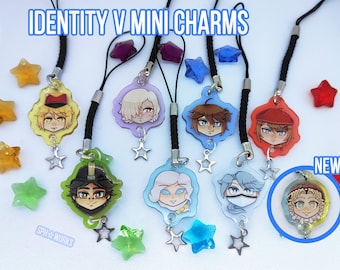 Identity V linking charm keychain acrylic Luca Prisoner Andrew Gravekeeper Victor Postman Edgar Valden Painter Norton Prospector phone strap