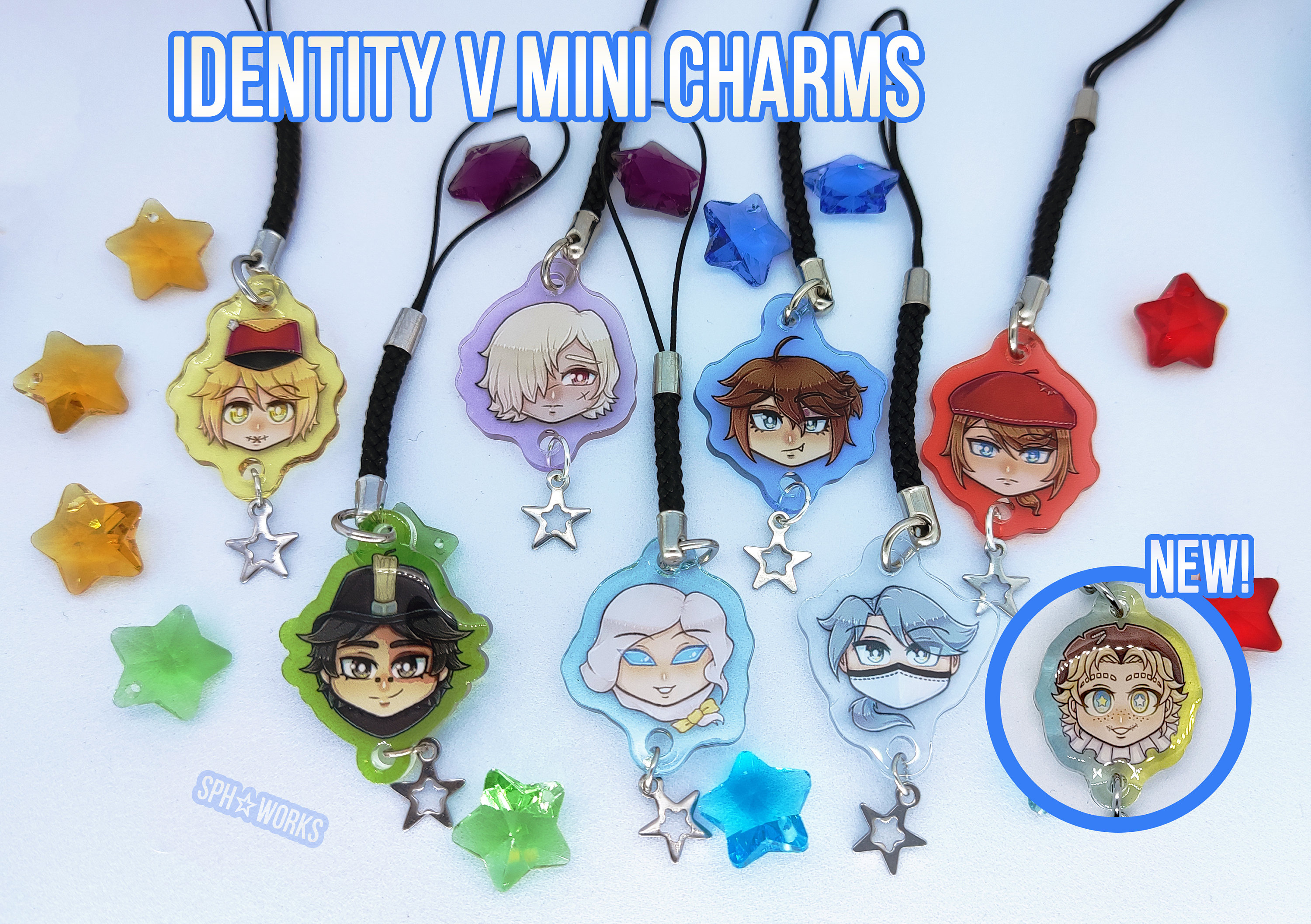 Identity V Linking Charm Keychain Acrylic Luca Prisoner Andrew ...