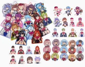 NUカーニバル エドモンド＆ヤクモ ステッカー - Etsy 日本