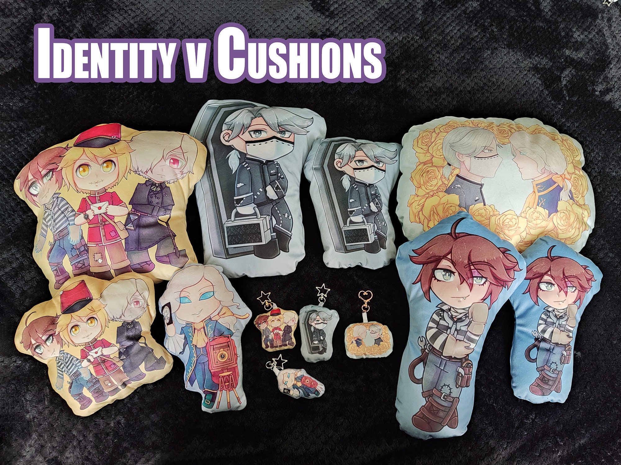 Identity V Idv Cushion Plushie Plush Charm Keychain VAL Victor Grantz