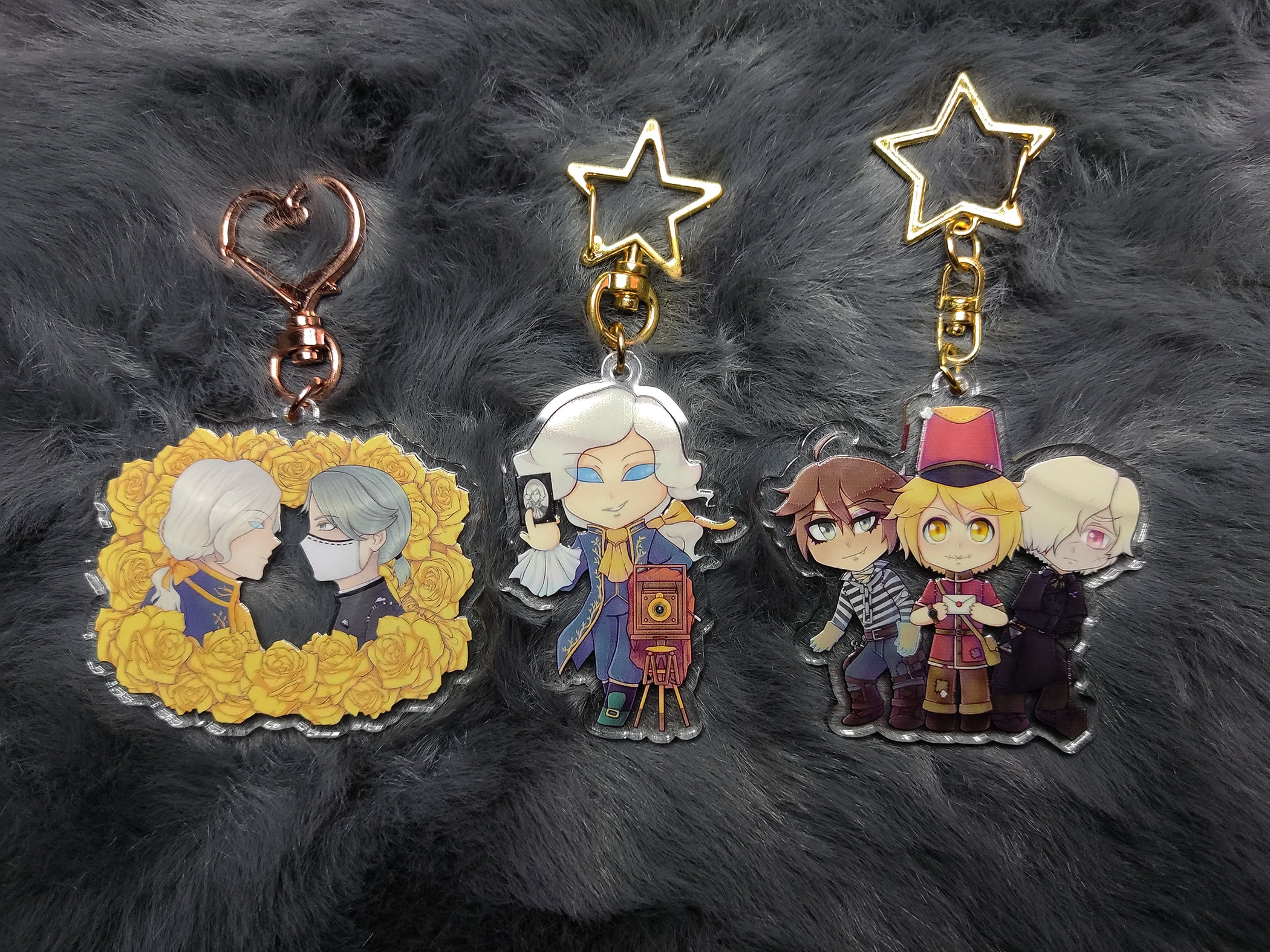 Identity V Idv Charm Keychain Joscarl VAL Joseph Photographer - Etsy