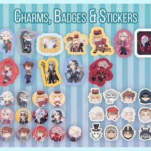 Identity V idv charm keychain Joscarl VAL Joseph Photographer Embalmer Aesop Victor Andrew Luca Ithaqua Frederick Eli Naib Jack Mike Norton