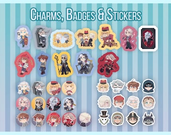 Identity V idv charm keychain Joscarl VAL Joseph Photographer Embalmer Aesop Victor Andrew Luca Ithaqua Frederick Eli Naib Jack Mike Norton