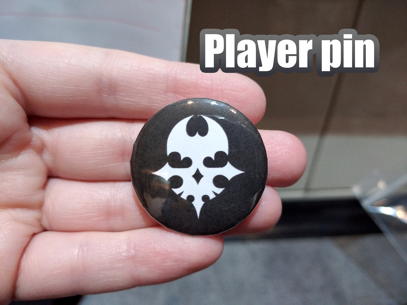 TWEWY Player Pin Opin Badge the World Ends With You Cosplay Etsy