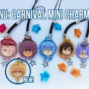 Neu: Karneval Linking Charm Schlüsselanhänger Acryl Aster Morvay Edmond Yakumo Kuya Handyband